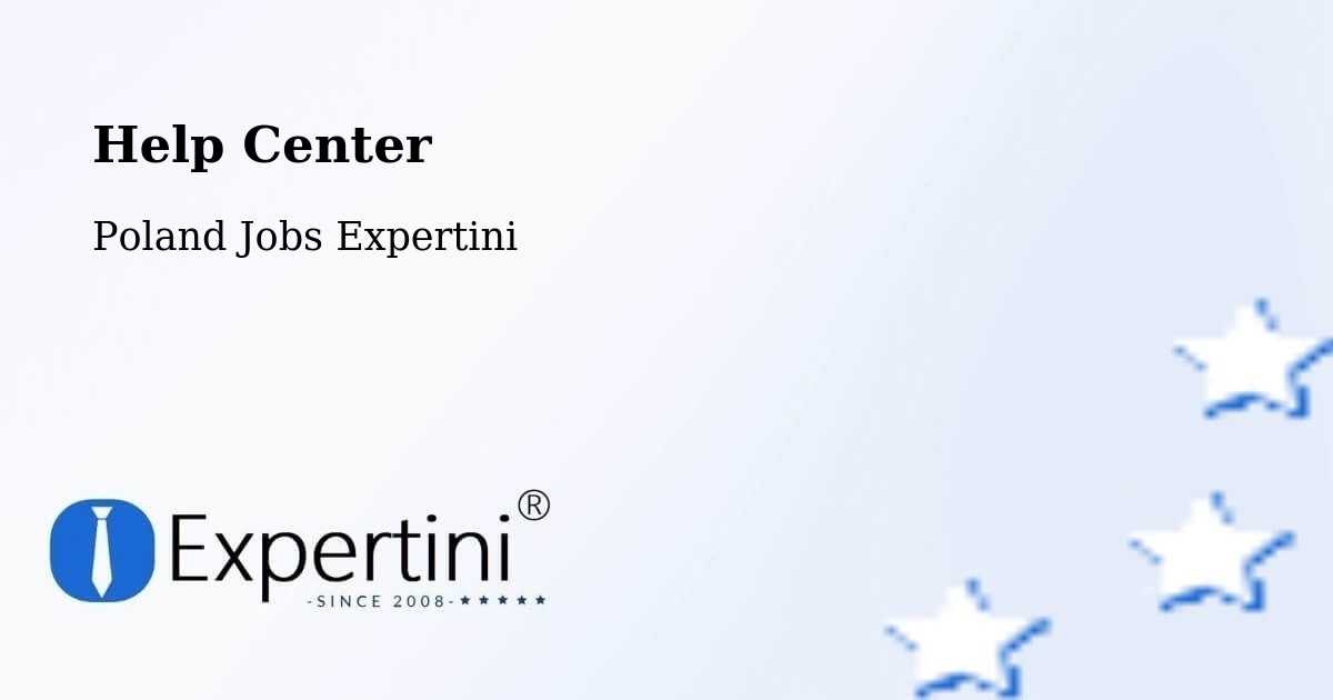 Help Center – Tychowo - Poland Jobs Expertini